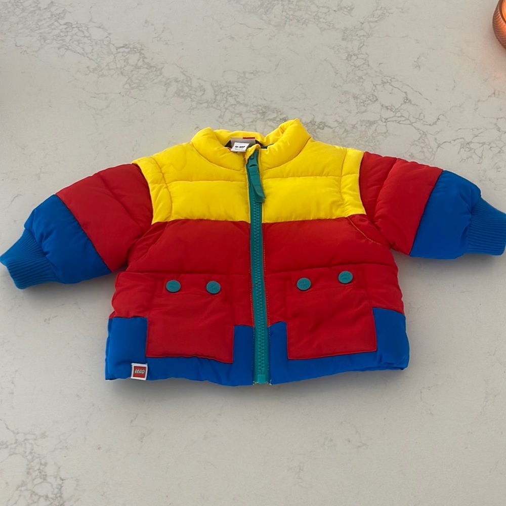 0-3 mo Lego puffer jacket